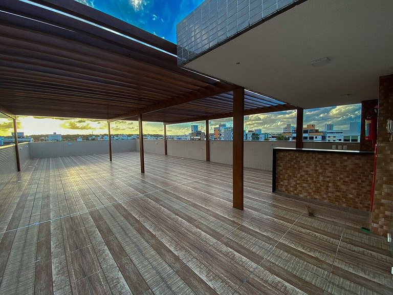 Flat beira-mar do Bessa c/ piscina no rooftop