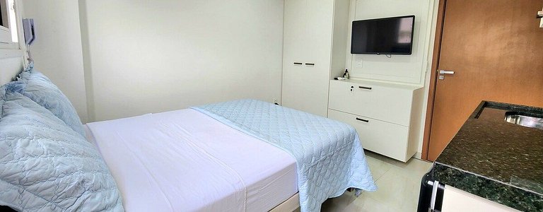 Flat Beira-Mar do Bessa: Conforto para 3
