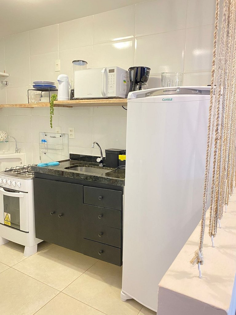 2 quartos, perto do mar e conveniências