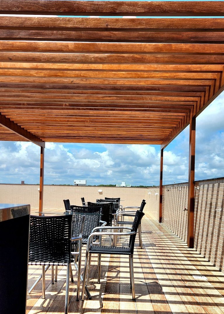 Beira-Mar no Bessa. Wi-fi, piscina no rooftop