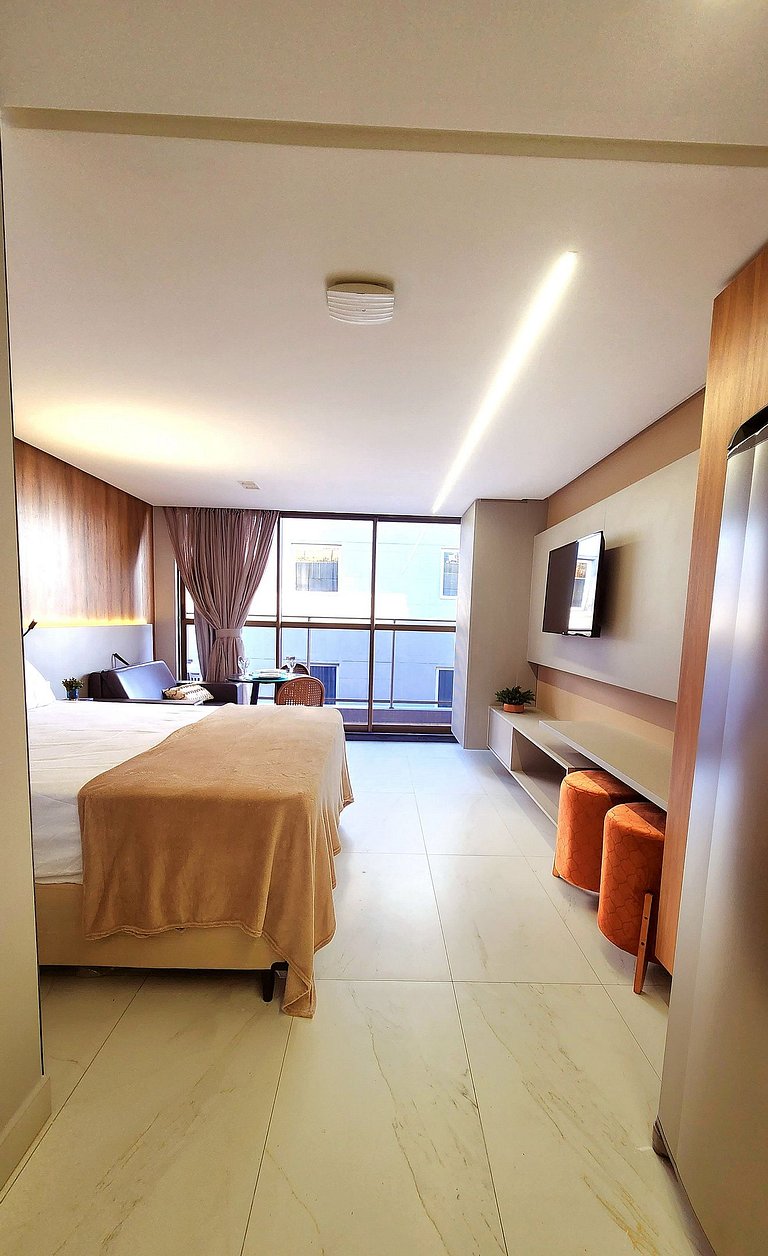 Luxo na Beira-mar Cabo Branco - Piscina | Academia