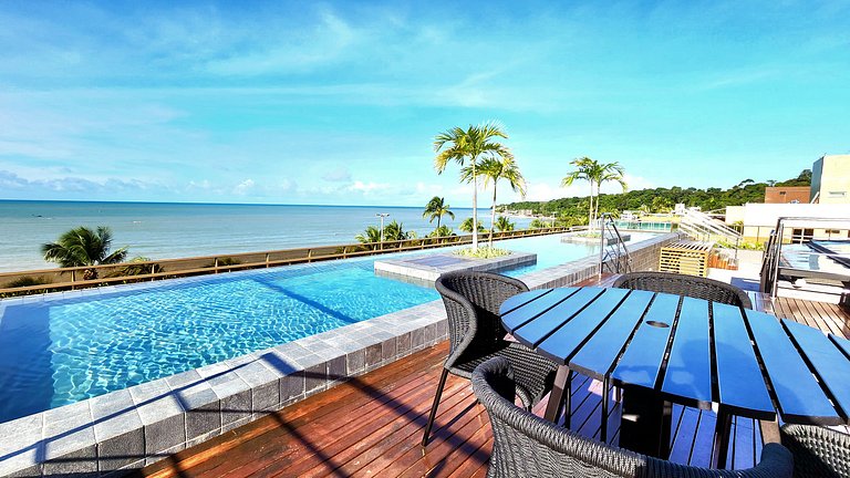 Luxo na Beira-mar Cabo Branco - Piscina no Rooftop
