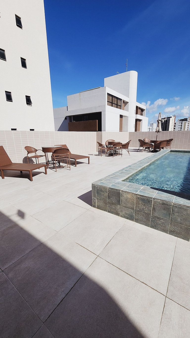 Studio Incrível: Piscina, Wi-Fi, Pôr do Sol Mágico