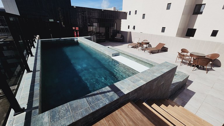 Studio Incrível: Piscina, Wi-Fi, Pôr do Sol Mágico