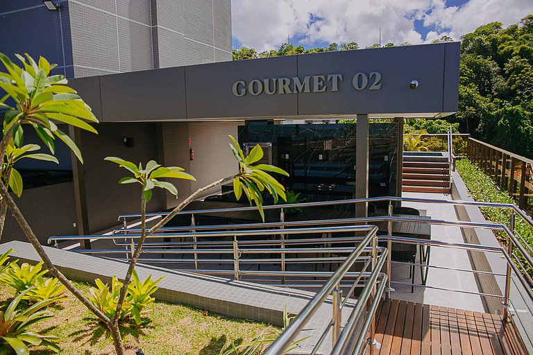 Luxo na Beira-mar Cabo Branco - Piscina | Academia