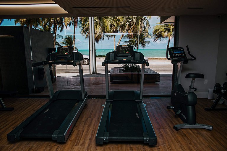 Luxo na Beira-mar Cabo Branco - Piscina | Academia