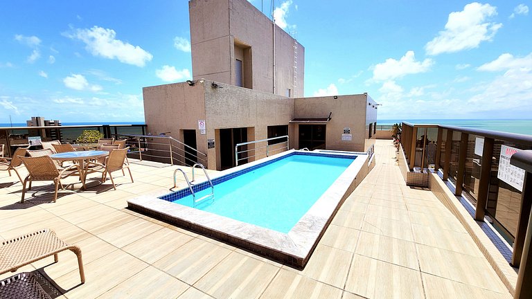 2 quartos no coração de Tambaú c/ Piscina
