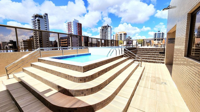 2 quartos no coração de Tambaú c/ Piscina