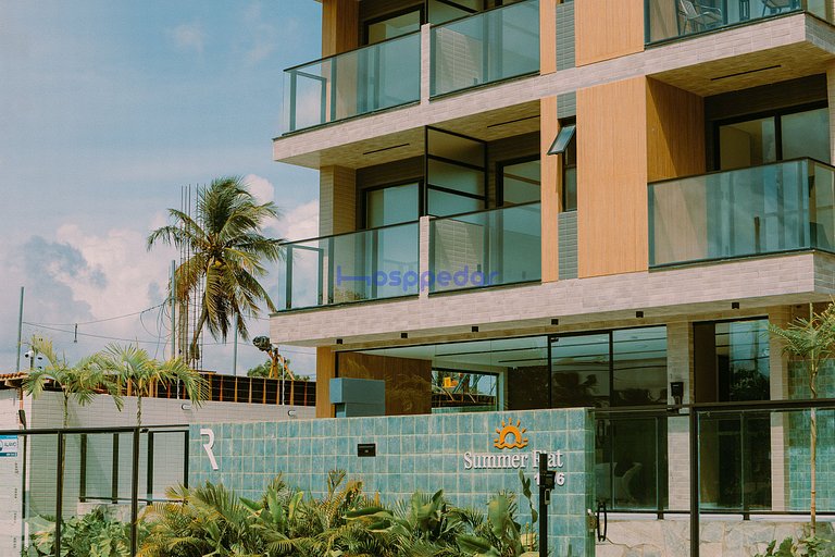 Flat a 250m da praia de Intermares