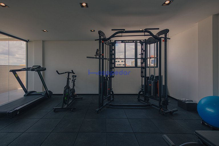Conforto em Intermares varanda c/ vista p/ o mar