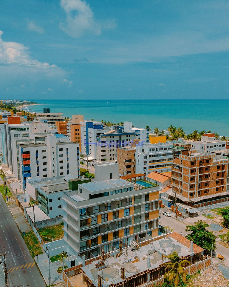 Flat Charmoso com Piscina e Próximo ao Mar