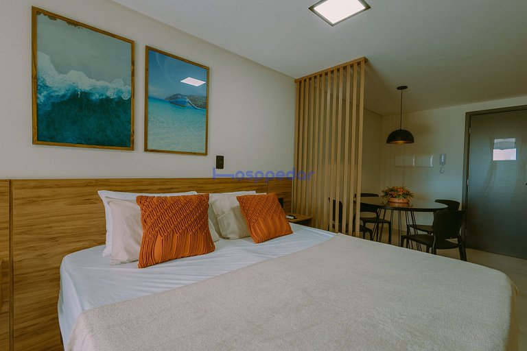 Conforto em Intermares varanda c/ vista p/ o mar