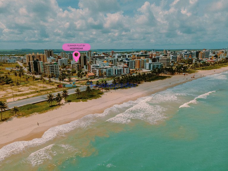 Conforto em Intermares varanda c/ vista p/ o mar