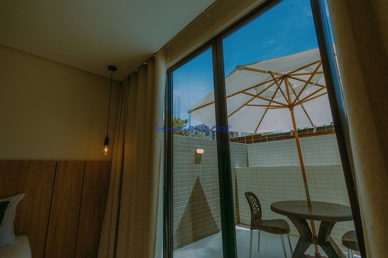 Flat a 250m da praia de Intermares