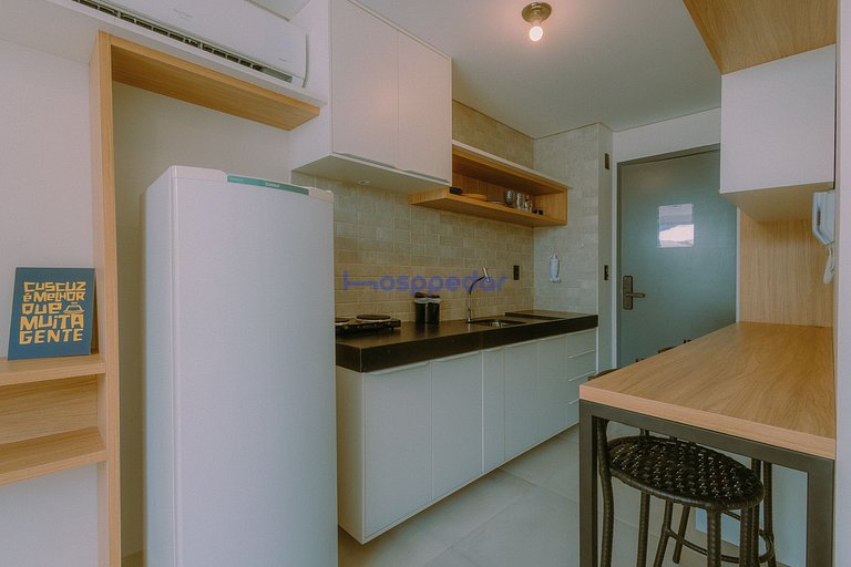 Flat a 250m da praia de Intermares