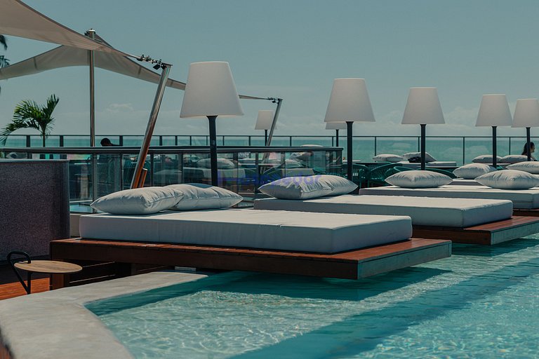 Studio Frente Mar, Rooftop · O Melhor de JP