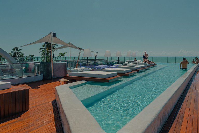 Luxo Frente-Mar com Vista Deslumbrante c/ Piscina