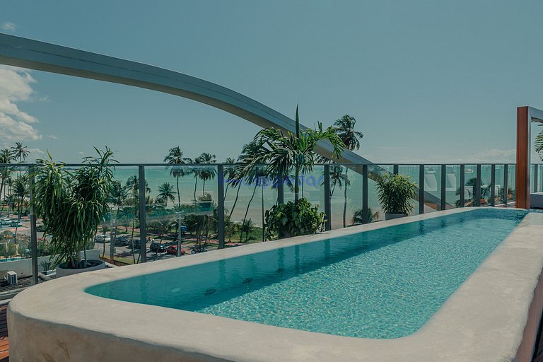 Studio Frente Mar, Rooftop · O Melhor de JP
