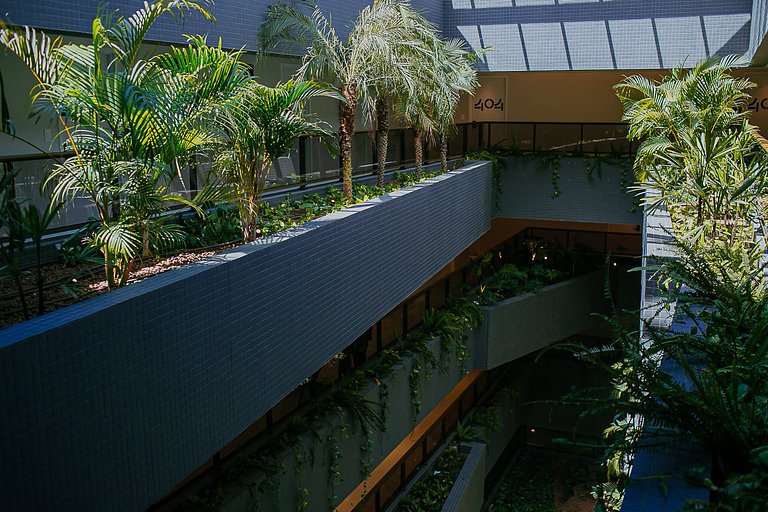 Luxo na beira-mar | Cama King | Piscina | Academia