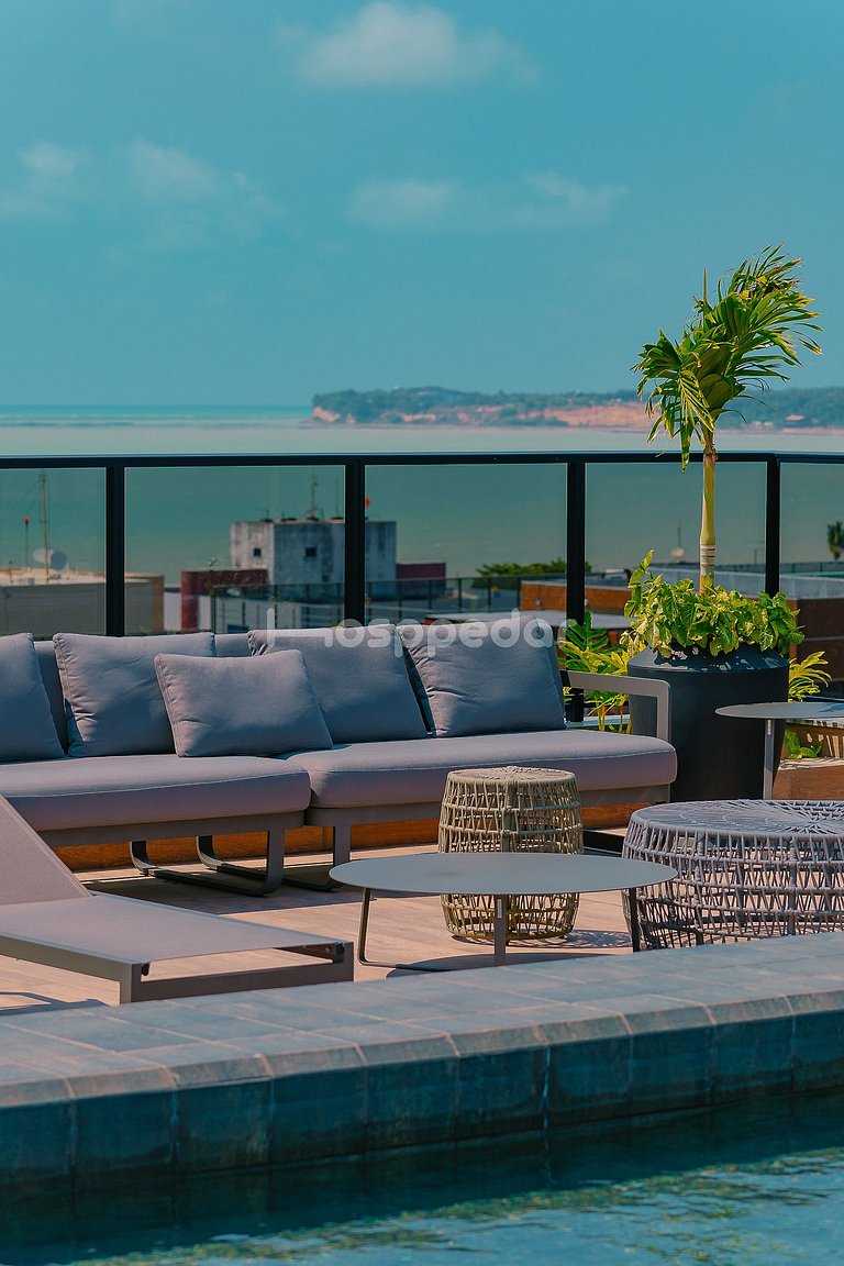 Studio Luxo | Próx ao mar | Piscina | Academia