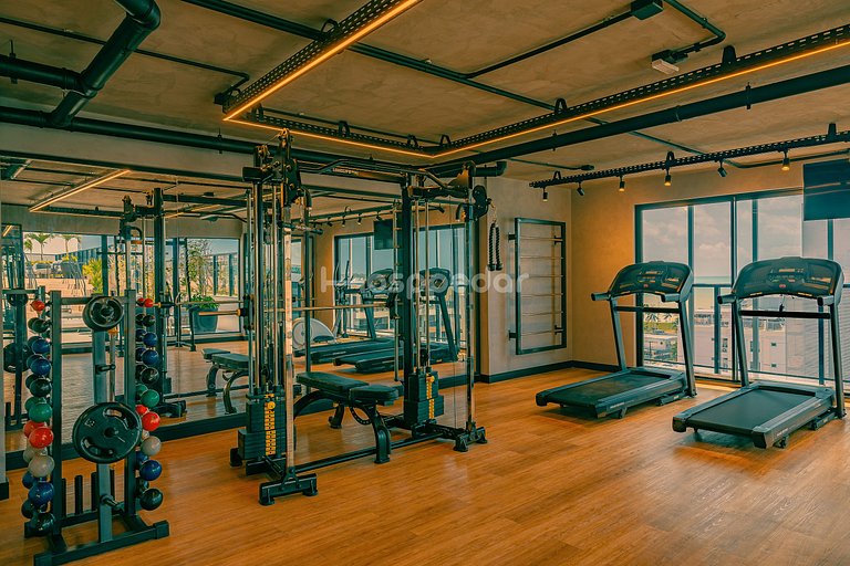 Studio Luxo | Próx ao mar | Piscina | Academia