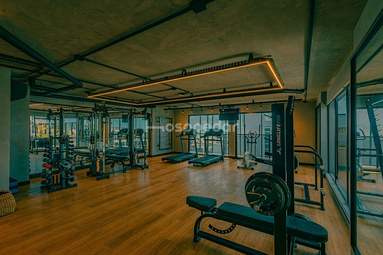 Área externa | Piscina | Academia