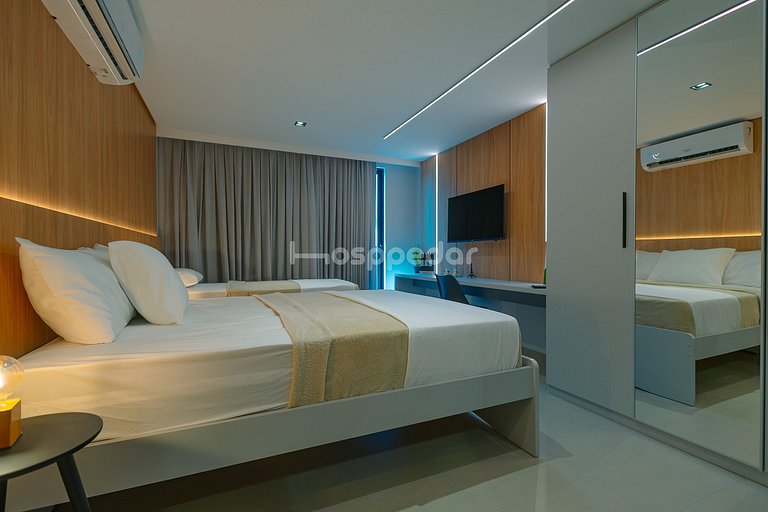 Vista mar | Perto da praia | Piscina | Academia