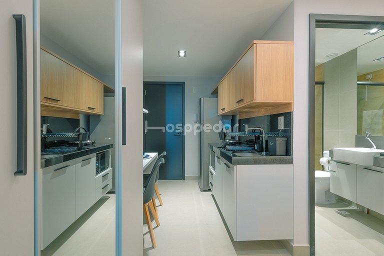 Studio Luxo | Próx ao mar | Piscina | Academia