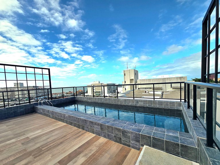 Studio Moderno Conforto a Passos do Mar