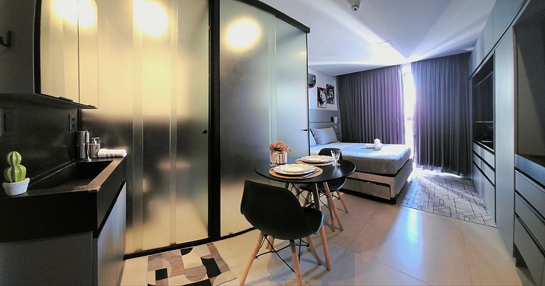 Studio Confortável a Poucos Passos do Mar