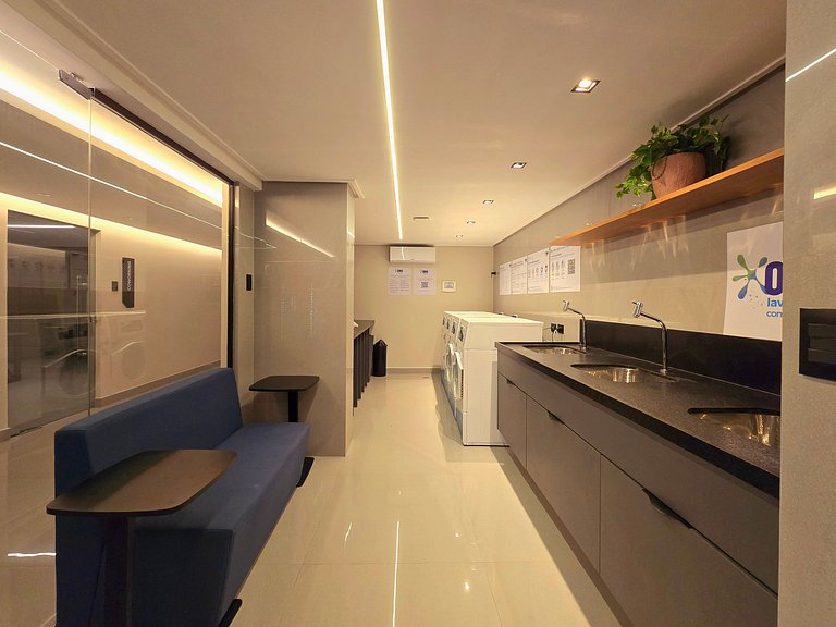 Studio com Piscina e Academia em Tambaú