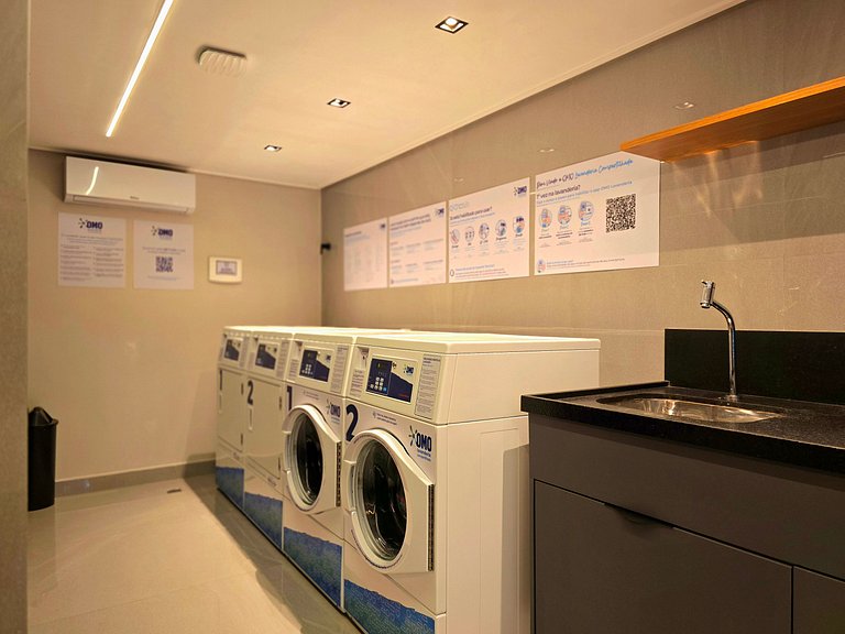 Studio com Piscina e Academia em Tambaú