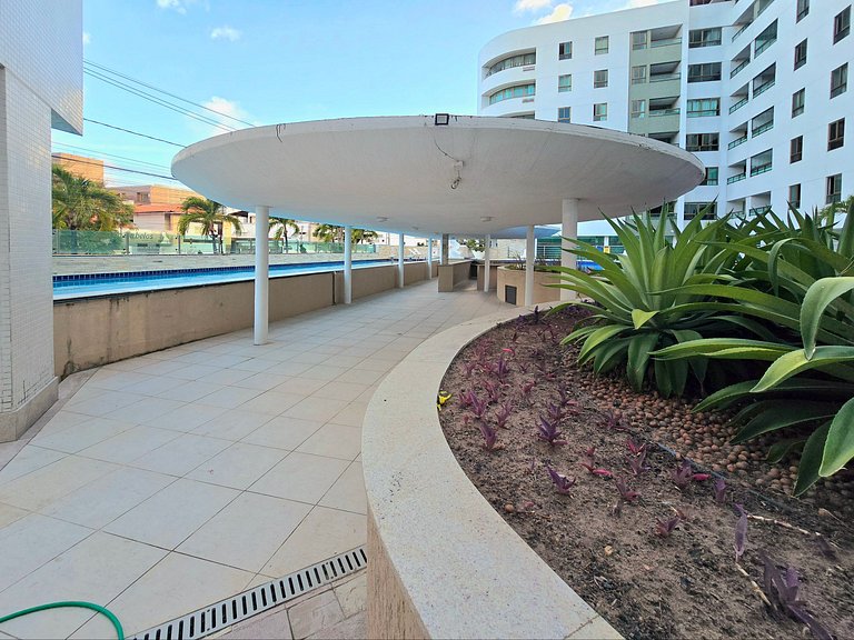 Perto do Mar de Tambaú | Piscina | Academia