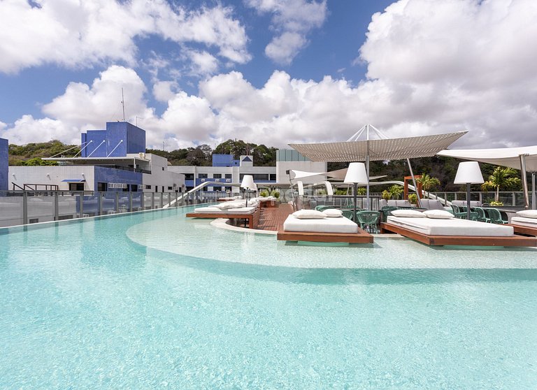 Luxo Frente-Mar com Vista Deslumbrante c/ Piscina