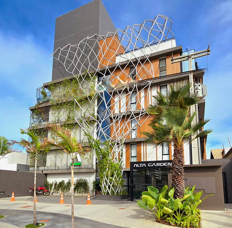 Studio moderno beira-mar em Jardim Oceania