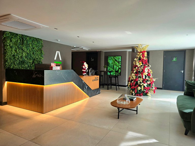 Studio moderno beira-mar em Jardim Oceania