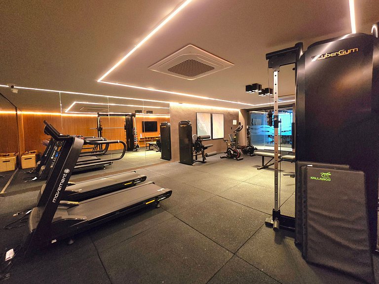 Studio moderno beira-mar em Jardim Oceania