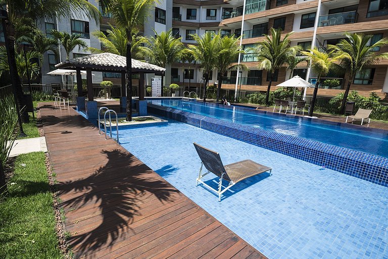 Beira-mar, Área externa, Linda Piscina, Academia
