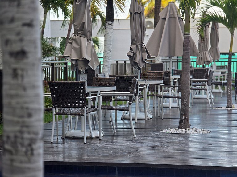 Beira-mar, Área externa, Linda Piscina, Academia