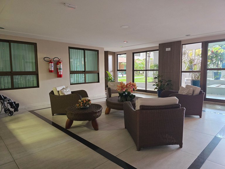 Espaço e Conforto Beira-Mar no Melhor de J. Pessoa