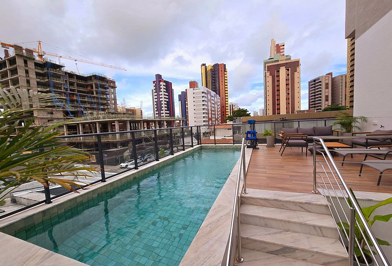 Sertão Chic: Vista Mar & Wi-Fi - c/ piscina