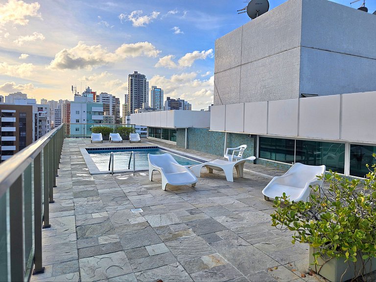 Espaço e Conforto a 200m do Mar de Tambaú