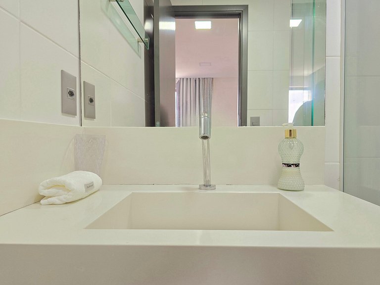 2 Quartos Perto do Mar Bessa | Academia | Piscina
