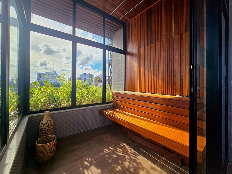 Beira-mar do Jardim Oceania | Piscina | Academia