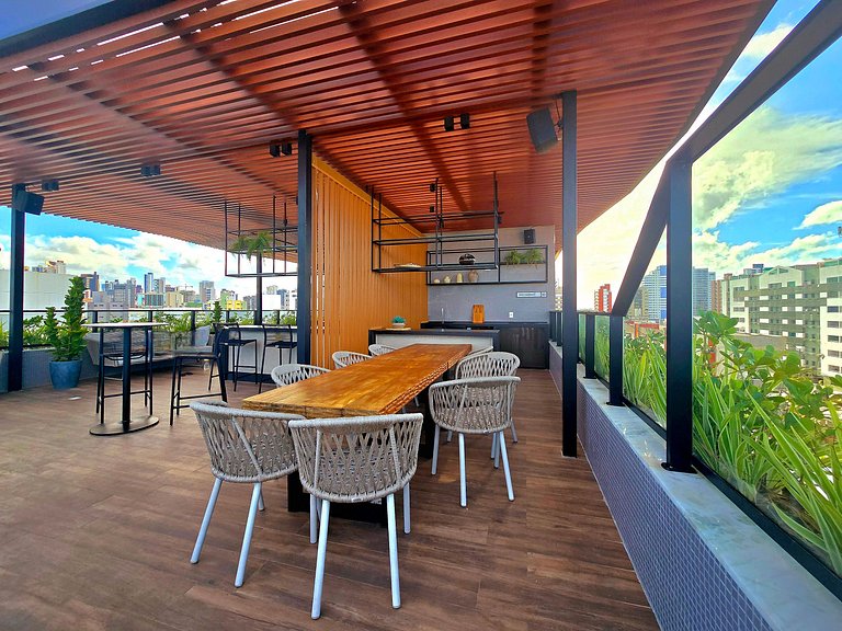 Beira-mar do Jardim Oceania | Piscina | Academia