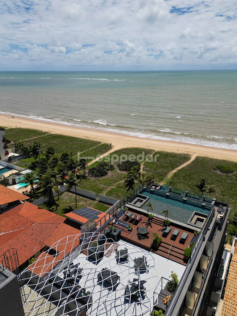 Studio elegante pé na areia