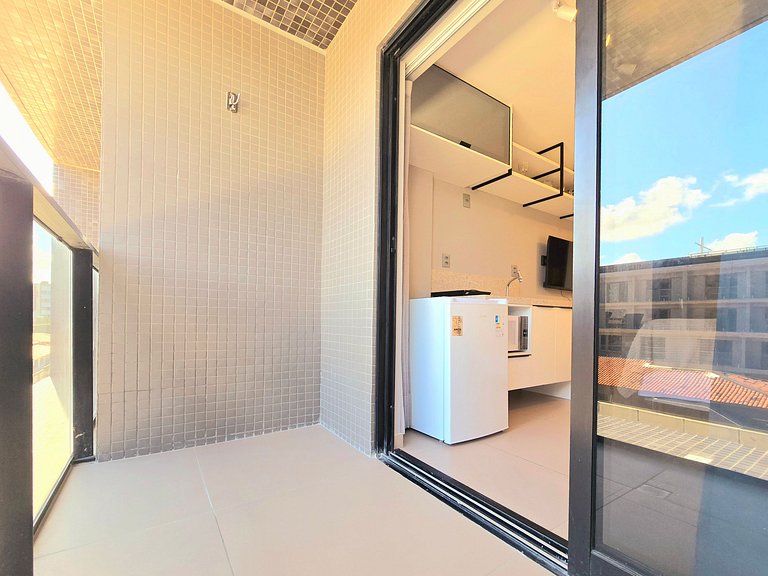 Beira-Mar com Sofisticação – Piscina no Rooftop