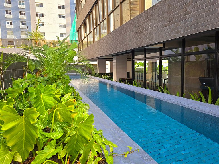 Piscina | Academia | Coração de Tambaú