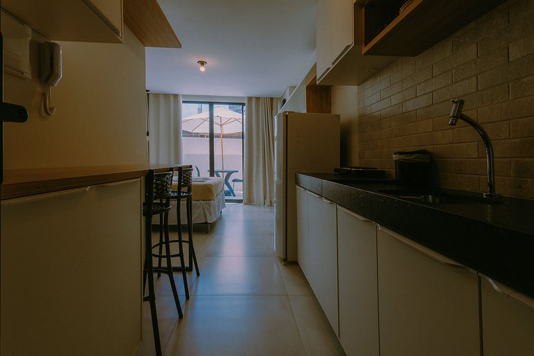 Flat perto da praia de Intermares