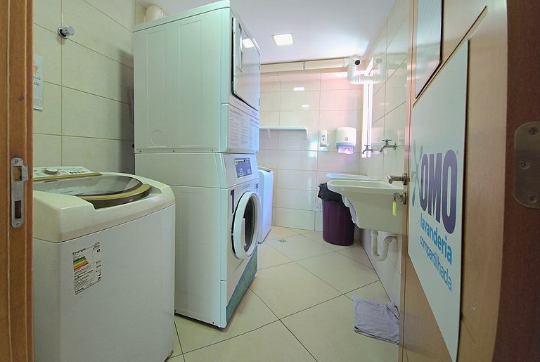 2 quartos c/ Piscina Perto de Tudo